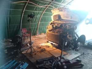 Photo de galerie - Changement de moteur, distribution embrayage et révision complète 