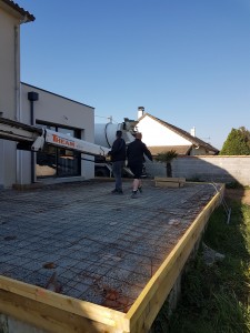 Photo de galerie - Préparation du terrasse 