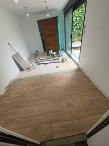 Photo de galerie - Pose de parquet - Revêtement de sol