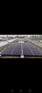 Photo de galerie - Panneau solaire fixation au sol