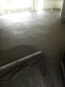 Photo de galerie - Création d'une chape 