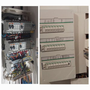 Photo de galerie - Mise en conformité et sécurisation du tableau électrique. 