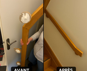 Photo de galerie - Remettrerompre d'escalier en état solide et efficace