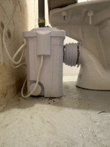 Photo de galerie - Installation pompe de relevage/ broyeur 
