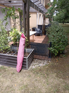 Photo de galerie - Nettoyage du jardin ainsi que  du mobilier du jardin au karcher