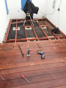 Photo de galerie - Pose terrasse bois 