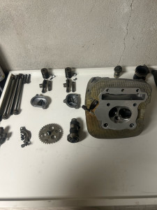 Photo de galerie - Réfection complète haut moteur Yamaha 250 Raptor