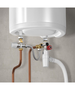 Photo de galerie - Mise en service chauffe-eau électrique avec eau chaude mitigé 