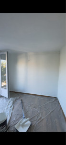 Photo de galerie - Travail de retouche enduit peinture