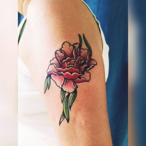 Photo de galerie - Rose en néo trad 