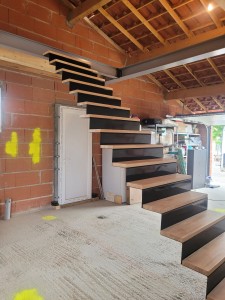 Photo de galerie - Fabrication et pose de tout modèles d'escaliers 