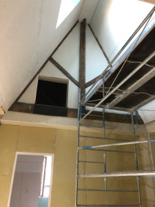 Photo de galerie - Habillage placo dans un comble 