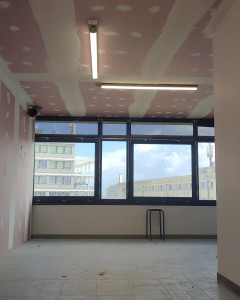 Photo de galerie - Mur et plafond coupe-feu