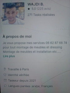 Photo de galerie - Montage meubles en kit