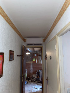 Photo de galerie - Pose d'un Split dans le couloir 