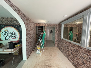 Photo de galerie - Pose de Tapisserie 