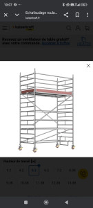 Photo de galerie - Loue échafaudage 