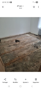 Photo de galerie - Arrachage de panneau OSB