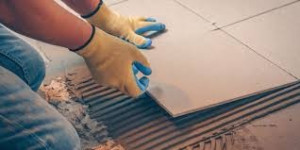 Photo de galerie - Pose carrelage, faience, enduit, étanchéité, travertin, grécéram, toutes tailles de carrelage, margelles pour piscine, 