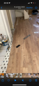 Photo de galerie - Pose de parquet - Revêtement de sol