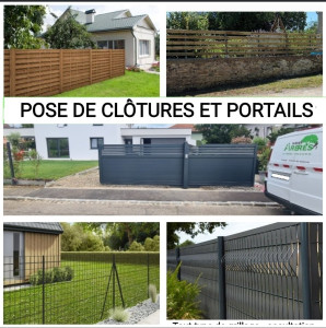 Photo de galerie - Réalisation de clôtures et pose de portails