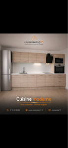 Photo de galerie - Besoin d’une cuisine sur mesure ? Je vends et pose votre cuisine de A à Z. Prise de mesures, plans 3D et installation complète. Pas besoin de vous déplacer, je me déplace chez vous pour votre projet.