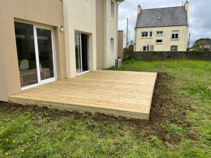 Photo de galerie - Pose de terrasse 