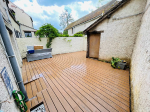 Photo de galerie - Réalisation d’une terrasse en composite de 40m2