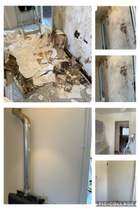 Photo de galerie - Travaux de rénovation après dégât d’eau 