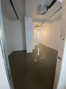 Photo de galerie - Ragreage avant pose de parquet