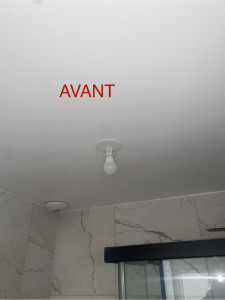 Photo de galerie - Modification pour installation luminaire