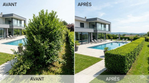 Photo de galerie - Taille de haies et d'arbustes