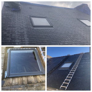 Photo de galerie - Pose de velux 
