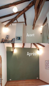 Photo de galerie - Peinture avant après