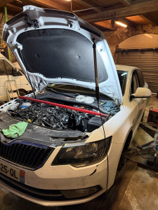 Photo de galerie - Changement un embrayage sur un scoda superbe 2 tdi 