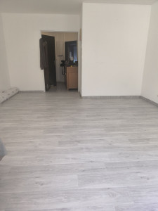 Photo de galerie - Pose de lino dans un séjour de 25 m2