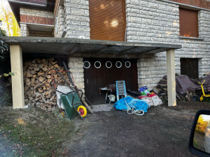 Photo de galerie - Création de poteaux béton sous balcon + enduit 