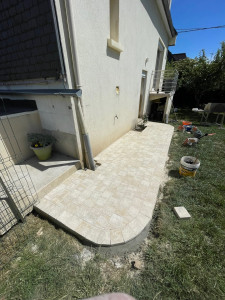 Photo de galerie - Pavage avec pavées 15x15