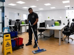 Photo de galerie -     Nettoyage complet et entretien de bureaux professionnels. Travail soigné, hygiène et qualité garanties.