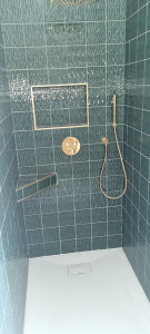 Photo de galerie - Pose carrelage salle de bain magnifique 