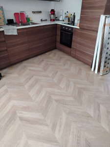 Photo de galerie - Pose de parquet - Revêtement de sol