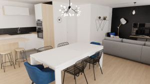 Photo de galerie - Aménagement et décoration d'un appartement en VEFA