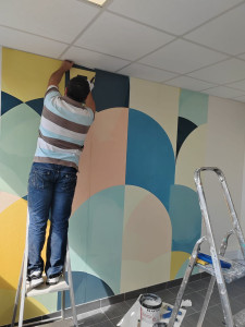 Photo de galerie - Peinture - Tapisserie