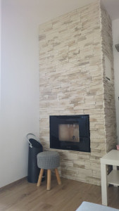 Photo de galerie - Pose de pierre naturelle ou brique de parement.
carrelage 