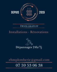 Photo de galerie - E-HM Solution Plomberie 
