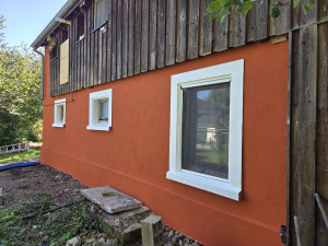 Photo de galerie - Façades après enduit teinté 