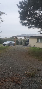 Photo de galerie - Carport bois et bac acier