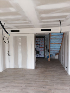 Photo de galerie - Réalisation chantier en placo et bandes a joint 