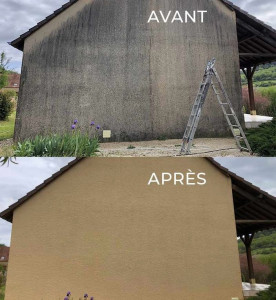 Photo de galerie - Nettoyage facade 