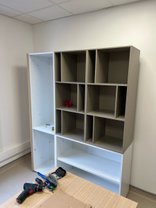 Photo de galerie - Meuble à casier encastrer dans une armoire haute